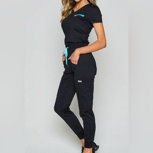 Black Ashh Scrub Set